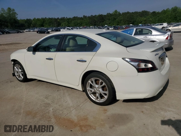 2014 Nissan Maxima SV z VIN 1N4AA5AP4EC446058, wystawiony jako Copart lot #51843385 z przebiegiem 98 481 mil mil oraz Szkoda całkowita • Salvage title. Historia ofert i sprzedaży dostępna na DreamBid. Obrazek 2.