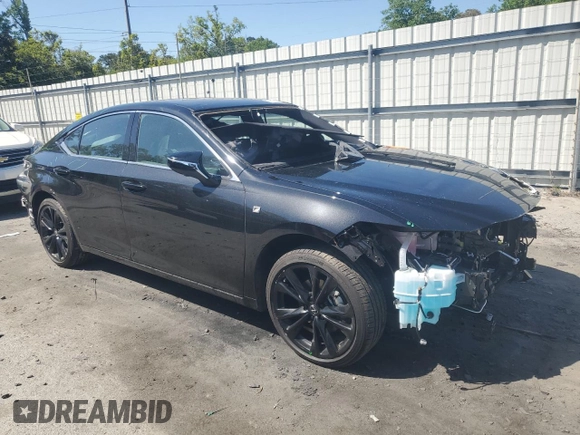 2024 Lexus ES 300h with VIN 58ABA1C14RU045744, listed as a Copart auction lot 52011135 with Not provided miles and Salvage title. Bid and sale history available at DreamBid. Image 4.