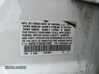 2014 Acura ILX with VIN 19VDE1F3XEE012562, listed as a Copart auction lot 64832155 with 77,468 mi miles and Salvage title. Bid and sale history available at DreamBid. Image 12.