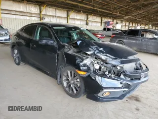 2019 Honda Civic Sedan EX with VIN 19XFC1F31KE207886, listed as a Copart auction lot 51602615 with 56,118 mi miles and Salvage Title. Bid and sale history available at carsss.com. Image 4.