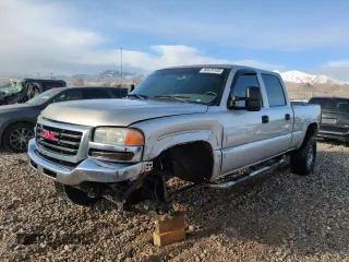 2006 GMC Sierra 1500HD SLE1 z VIN 1GTGK13U06F230477, wystawiony jako Copart lot #46620105 z przebiegiem 145 432 mil mil oraz Szkoda całkowita • Salvage title. Historia ofert i sprzedaży dostępna na DreamBid. Obrazek 1.