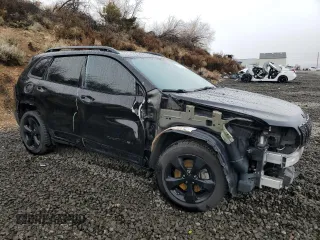 2019 Jeep Cherokee Altitude with VIN 1C4PJMLN1KD345771, listed as a Copart auction lot 48953285 with 119,719 mi miles and Salvage Title. Bid and sale history available at carsss.com. Image 4.