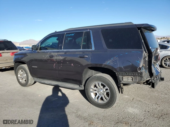 2017 Chevrolet Tahoe LS with VIN 1GNSCAKCXHR355107, listed as a Copart auction lot 87479794 with 121,880 mi miles and Salvage Title. Bid and sale history available at carsss.com. Image 2.