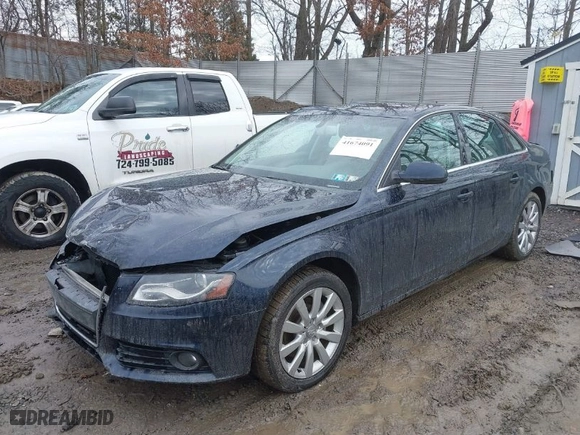 2011 Audi A4 2.0T Premium Plus with VIN WAUFFAFL6BN006372, listed as a IAAI auction lot 41674091 with 100,768 mi miles. Bid and sale history available at carsss.com. Image 2.