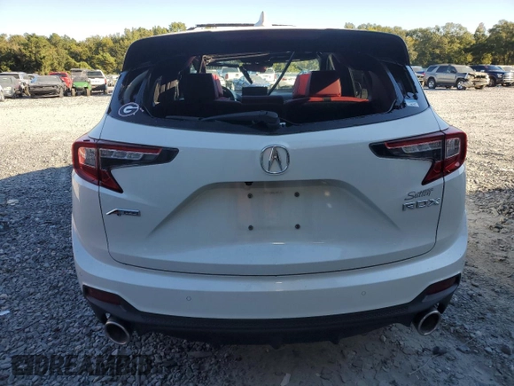 2020 Acura RDX w/A-Spec Pkg with VIN 5J8TC1H65LL014094, listed as a Copart auction lot 76185354 with 56,937 mi miles and Salvage Title. Bid and sale history available at carsss.com. Image 6.