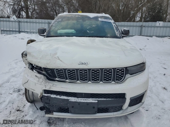 2021 Jeep Grand Cherokee L Summit Reserve with VIN 1C4RJKEG5M8197213, listed as a Copart auction lot 82928804 with 69,339 mi miles and Salvage Title. Bid and sale history available at carsss.com. Image 5.