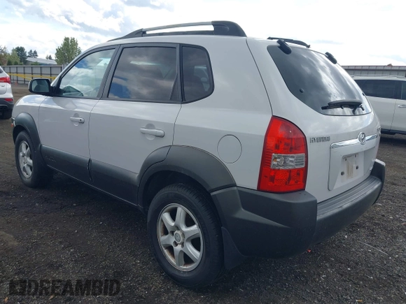 2005 Hyundai Tucson GLS with VIN KM8JN72D15U082153, listed as a IAAI auction lot 42150901 with 209,250 mi miles. Bid and sale history available at carsss.com. Image 3.