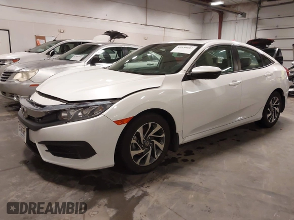 2018 Honda Civic EX with VIN 19XFC2F74JE005647, listed as a IAAI auction lot 41938607 with 90,263 mi miles and . Bid and sale history available at DreamBid. Image 2.