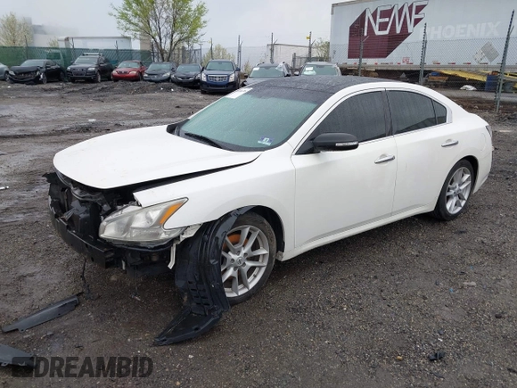 2011 Nissan Maxima 3.5 SV with VIN 1N4AA5AP4BC813410, listed as a IAAI auction lot 41966795 with 1 mi miles. Bid and sale history available at carsss.com. Image 16.