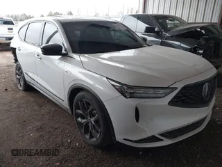 2023 Acura MDX w/A-Spec Package with VIN 5J8YE1H03PL011213, listed as a IAAI auction lot 41177239 with 22,575 mi miles. Bid and sale history available at carsss.com. Image 1.