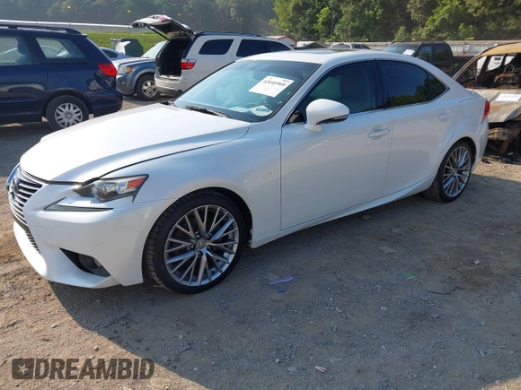 2014 Lexus IS 250 with VIN JTHCF1D27E5010613, listed as a IAAI auction lot 42646960 with 150,962 mi miles and . Bid and sale history available at DreamBid. Image 2.