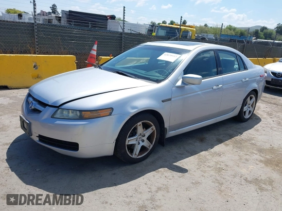 2005 Acura TL with VIN 19UUA66205A008810, listed as a IAAI auction lot 42079113 with 115,164 mi miles. Bid and sale history available at carsss.com. Image 2.