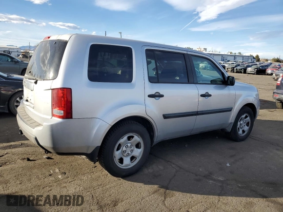 2010 Honda Pilot LX with VIN 5FNYF3H20AB003105, listed as a Copart auction lot 84690314 with 171,540 mi miles and Salvage title. Bid and sale history available at DreamBid. Image 3.