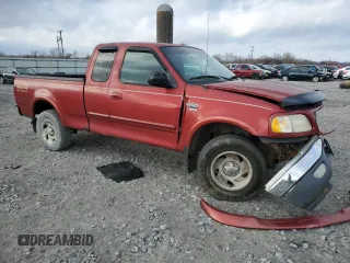 2001 Ford F-150 XL with VIN 1FTRX18LX1NA30442, listed as a Copart auction lot 43193085 with 0 mi miles and Salvage Title. Bid and sale history available at carsss.com. Image 4.