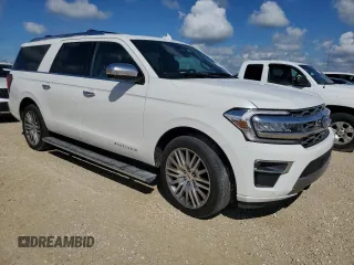 2023 Ford Expedition Max Platinum with VIN 1FMJK1M81PEA62357, listed as a Copart auction lot 73889994 with Not provided miles and Non repairable. Bid and sale history available at DreamBid. Image 4.