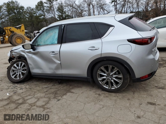 2019 Mazda CX-5 Signature with VIN JM3KFBEY4K0524182, listed as a Copart auction lot 41789115 with 52,337 mi miles and Salvage Title. Bid and sale history available at carsss.com. Image 2.