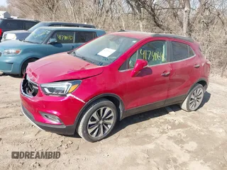 2019 Buick Encore Essence with VIN KL4CJGSM8KB955522, listed as a IAAI auction lot 41740646 with 56,647 mi miles and . Bid and sale history available at DreamBid. Image 18.