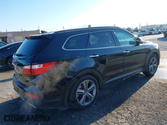2016 Hyundai Santa Fe SE with VIN KM8SR4HF4GU144843, listed as a IAAI auction lot 41413888 with 145,683 mi miles. Bid and sale history available at carsss.com. Image 4.
