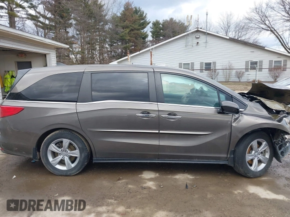 2019 Honda Odyssey EX with VIN 5FNRL6H50KB097304, listed as a IAAI auction lot 41659899 with 128,641 mi miles. Bid and sale history available at carsss.com. Image 13.