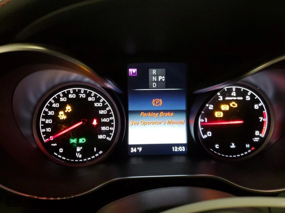 2018 Mercedes-Benz C 43 AMG with VIN WDDWJ6EB9JF691456, listed as a Copart auction lot 88995235 with 70,793 mi miles and Clean Title. Bid and sale history available at DreamBid. Image 9.