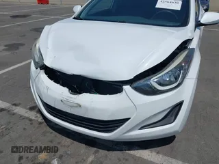 2016 Hyundai Elantra SE with VIN 5NPDH4AE3GH698547, listed as a IAAI auction lot 42564630 with 100,565 mi miles and . Bid and sale history available at DreamBid. Image 6.