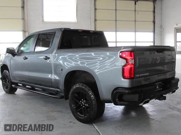 2021 Chevrolet Silverado 1500 LT Trail Boss with VIN 1GCPYFEL6MZ260014, listed as a Copart auction lot 53694775 with 38,504 mi miles and Salvage Title. Bid and sale history available at DreamBid. Image 4.