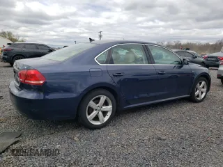 2015 Volkswagen Passat S with VIN 1VWAT7A30FC107907, listed as a Copart auction lot 53165615 with 196,059 mi miles and Clean title. Bid and sale history available at DreamBid. Image 3.