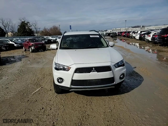 2010 Mitsubishi Outlander SE with VIN JA4AS3AWXAZ018838, listed as a Copart auction lot 46368595 with 71,888 mi miles and Salvage Title. Bid and sale history available at carsss.com. Image 12.