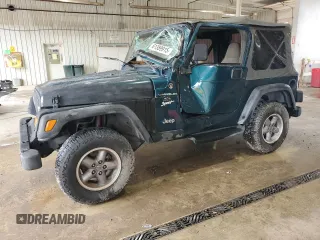 1997 Jeep Wrangler Sport with VIN 1J4FY19SXVP537075, listed as a Copart auction lot 61389915 with Not provided miles and Salvage title. Bid and sale history available at DreamBid. Image 1.