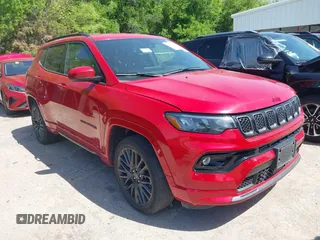 2023 Jeep Compass (RED) Edition with VIN 3C4NJDCN2PT527617, listed as a IAAI auction lot 42000559 with 48,773 mi miles and . Bid and sale history available at carsss.com. Image 1.