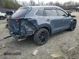 2021 Mazda CX-9 Grand Touring with VIN JM3TCBDY8M0512179, listed as a Copart auction lot 45722665 with 50,029 mi miles and Salvage Title. Bid and sale history available at carsss.com. Image 3.