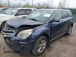 2013 Chevrolet Equinox LT with VIN 2GNALDEK5D6401934, listed as a IAAI auction lot 42101670 with 120,080 mi miles. Bid and sale history available at carsss.com. Image 2.