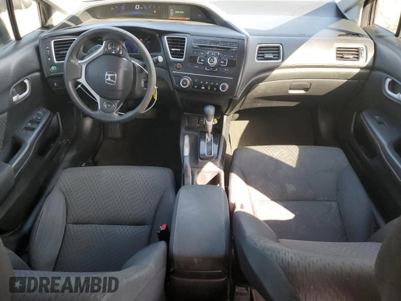 2014 Honda Civic LX with VIN 19XFB2F50EE206338, listed as a Copart auction lot 44776175 with 155,549 mi miles and Salvage Title. Bid and sale history available at DreamBid. Image 8.