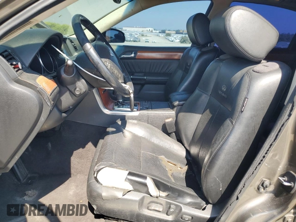 2006 Infiniti M with VIN JNKAY01F76M262145, listed as a Copart auction lot 64446895 with 203,354 mi miles and Salvage title. Bid and sale history available at DreamBid. Image 7.
