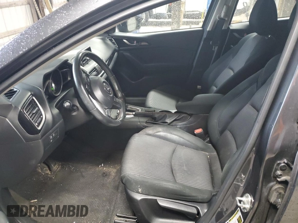 2014 Mazda 3 i Touring with VIN JM1BM1V75E1143911, listed as a Copart auction lot 54443275 with Not Provided miles and Salvage Title. Bid and sale history available at DreamBid. Image 7.