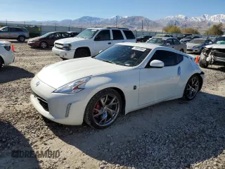 2015 Nissan 370Z with VIN JN1AZ4EH2FM441990, listed as a Copart auction lot 78855964 with 61,593 mi miles and Salvage Title. Bid and sale history available at carsss.com. Image 1.