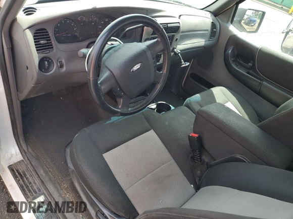 2010 Ford Ranger XLT with VIN 1FTLR4FE4APA24484, listed as a Copart auction lot 54427415 with 67,495 mi miles and Salvage title. Bid and sale history available at DreamBid. Image 8.