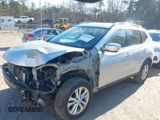 2014 Nissan Rogue S with VIN 5N1AT2MV9EC757137, listed as a IAAI auction lot 41826847 with 170,793 mi miles. Bid and sale history available at carsss.com. Image 2.