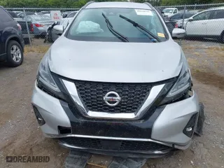 2021 Nissan Murano SV with VIN 5N1AZ2BJ4MC129404, listed as a IAAI auction lot 40120511 with 77,335 mi miles. Bid and sale history available at carsss.com. Image 12.