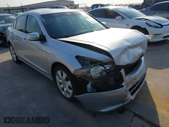 2008 Honda Accord EX with VIN JHMCP267X8C058151, listed as a IAAI auction lot 40601443 with 132,609 mi miles and . Bid and sale history available at DreamBid. Image 1.
