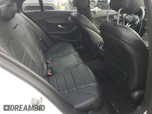 2021 Mercedes-Benz C 300 with VIN W1KWF8EB5MR652329, listed as a Copart auction lot 45232195 with 45,570 mi miles and Salvage Title. Bid and sale history available at carsss.com. Image 10.