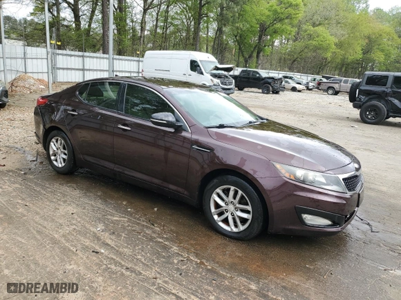 2013 Kia Optima LX with VIN 5XXGM4A76DG208801, listed as a Copart auction lot 51605935 with 188,226 mi miles and Salvage Title. Bid and sale history available at carsss.com. Image 4.