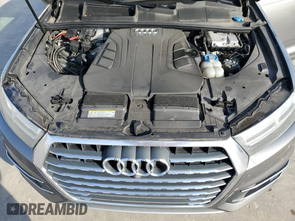 2017 Audi Q7 Premium Plus with VIN WA1LAAF73HD002389, listed as a Copart auction lot 45094155 with 107,686 mi miles and Salvage Title. Bid and sale history available at carsss.com. Image 12.
