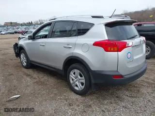 2015 Toyota RAV4 LE with VIN JTMBFREV0FD115750, listed as a IAAI auction lot 41827456 with 75,119 mi miles. Bid and sale history available at carsss.com. Image 3.