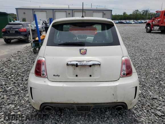2013 FIAT 500 Abarth with VIN 3C3CFFFH5DT691194, listed as a Copart auction lot 63560255 with 101,545 mi miles and Clean title. Bid and sale history available at DreamBid. Image 6.