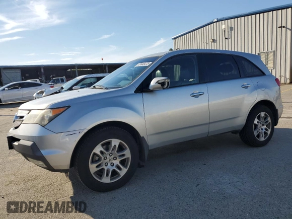 2007 Acura MDX with VIN 2HNYD28257H512202, listed as a Copart auction lot 47446475 with 185,964 mi miles and Salvage Title. Bid and sale history available at carsss.com. Image 1.