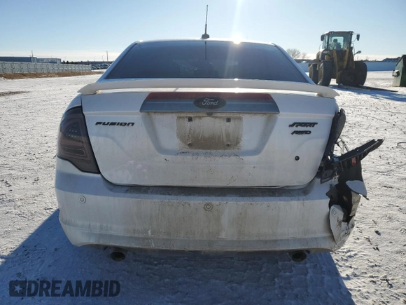 2011 Ford Fusion SPORT with VIN 3FAHP0DC5BR135597, listed as a Copart auction lot 87735365 with 122,545 mi miles and Salvage Title. Bid and sale history available at carsss.com. Image 6.