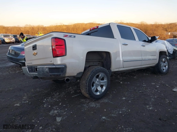 2015 Chevrolet Silverado 1500 LTZ with VIN 3GCUKSECXFG281741, listed as a IAAI auction lot 41336826 with 1 mi miles. Bid and sale history available at carsss.com. Image 4.