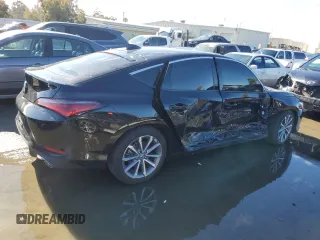 2025 Acura Integra with VIN 19UDE4H20SA003057, listed as a Copart auction lot 44174585 with 14,396 mi miles and Salvage Title. Bid and sale history available at DreamBid. Image 3.