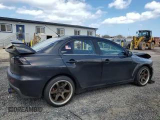 2008 Mitsubishi Lancer Evolution MR with VIN JA3AW56V18U050699, listed as a Copart auction lot 58567274 with 79,267 mi miles and Salvage Title. Bid and sale history available at DreamBid. Image 3.